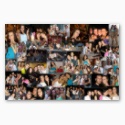 Collage of friends posters